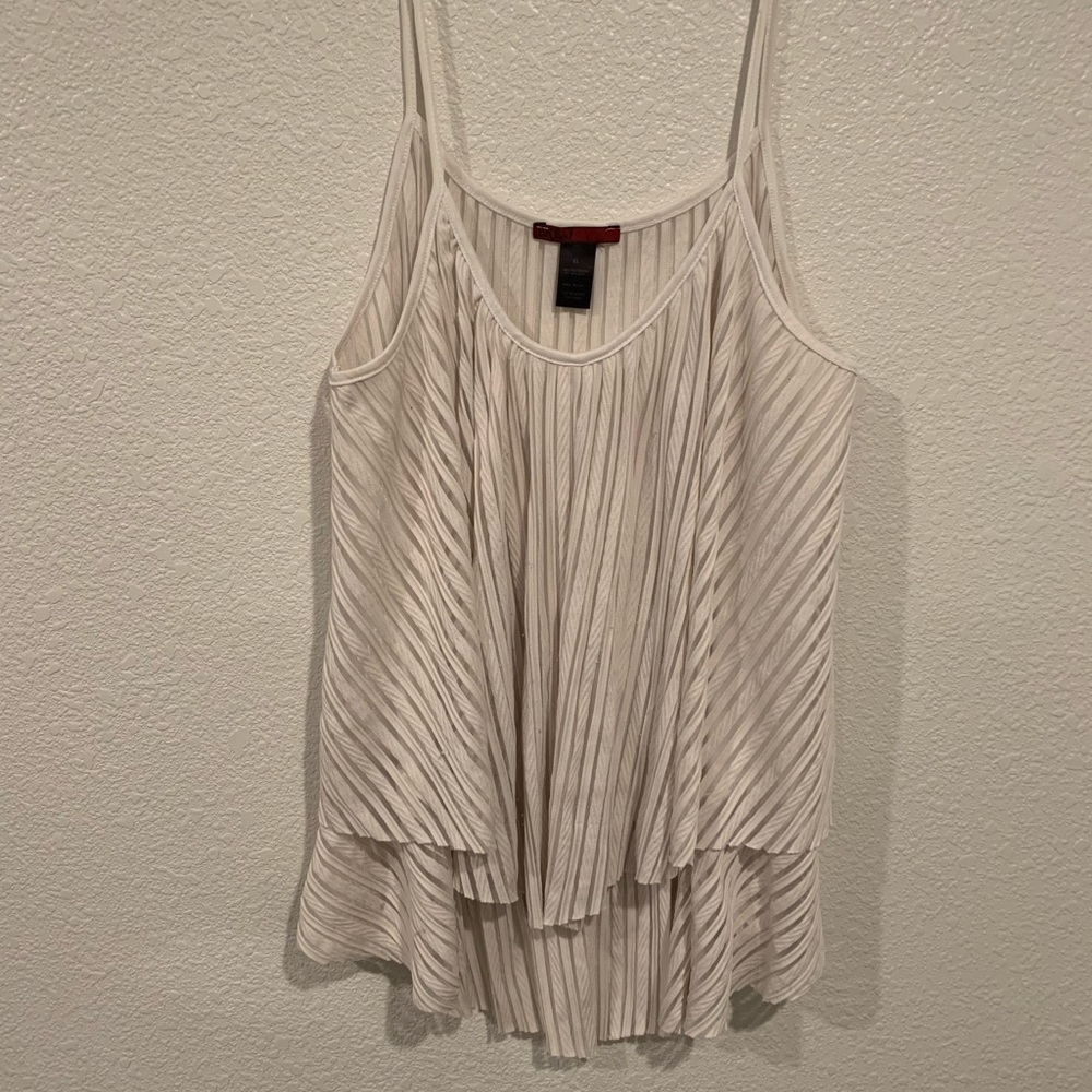 BKE Red Layered Tank Top
